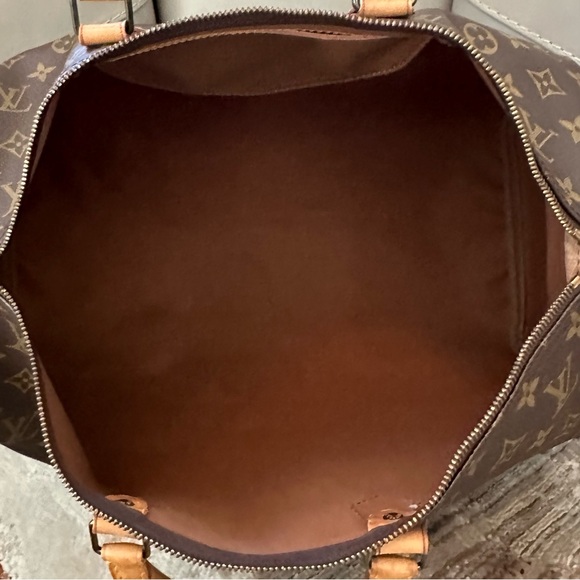 LOUIS VUITTON SPEEDY 40 MONOGRAM CANVAS VACHETTA LEATHER TOTE SATCHEL TRAVEL BAG - Picture 15 of 16